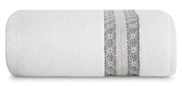 50 x 90 Bath Towel Cotton Malika 01 White