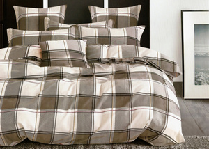 Bedding 200 x 220 3pcs Cotton Satin No. A1807