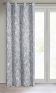 Curtain 140 x 250 Decorative Swivels Anika Steel