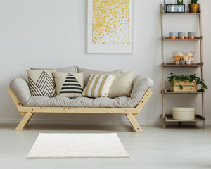 Rug 40 x 60 Soft Plush Fur Rabbit 113