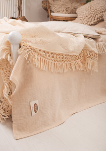 240 x 210 Decorative Muslin Bedspread 15