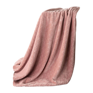 Blanket 170 x 210 Microfiber Design Cindy4 Pink