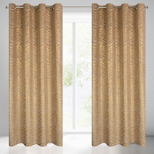 Curtain 140 x 250 Decorative Velvet Sara C.Be+Gold