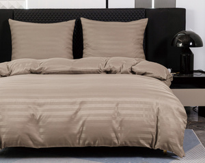 Bedding 160 x 200 3 pcs Satin Striped Ramiro 01