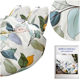 Bedding 200 x 220 3pc Satin Cotton No. A1454