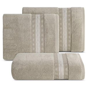 50 x 90 Bath Towel Cotton Malika 02 Beige