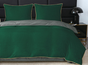 Bedding 200 x 220 3 pcs Teddy Bear Osman with Piping 3019