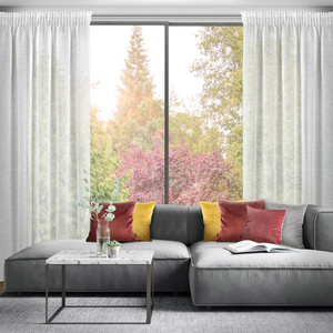 Curtain 140 x 270 Decorative Tape Kelsi Natural