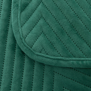Bedspread 170 x 210 Herringbone Velvet Caden 05