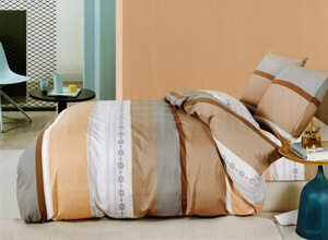 Bedding set 160 x 200 3 pcs Cotton Satin no. A1797