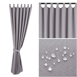 Curtain 155 x 220 Garden Waterproof Rune B04