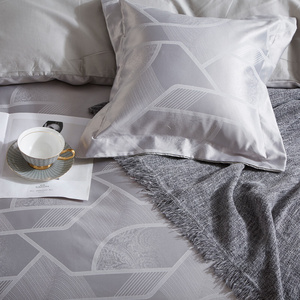 Bedding set 220 x 200 5 pcs Satin Embroidered AT014