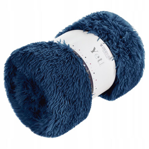 Blanket 150 x 200 Yeti Italic Furry Blue