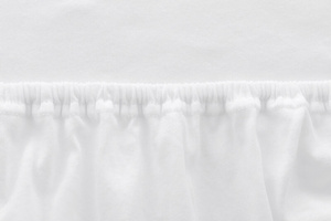 Jersey sheet with elastic 001_D White 60x120