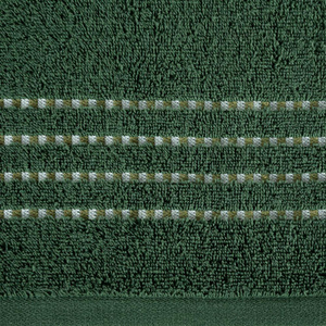 Fiore Bath Towel (11) 50 x 90 Bottle Green