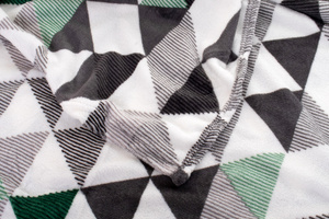 Blanket 200 x 220 Microfiber Pietro Triangles 03
