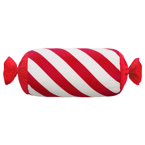 Pillow 36 x 20 Christmas Candy Maroon