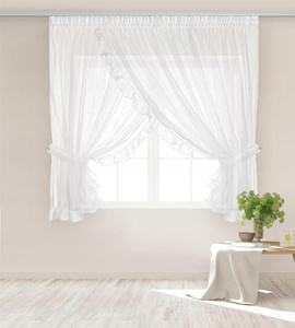 Curtain 400 x 150 Decorative Bright Tape White