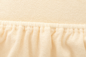 Terry sheet with elastic 018_D Ecru 120x200