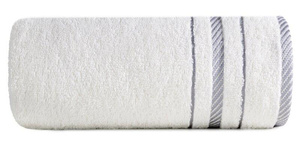 70 x 140 Bath Towel Cotton Coral 01 White