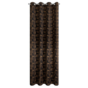 Curtain 140 x 250 Decorative Marigold Black