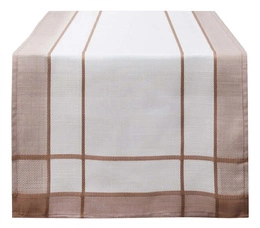 Stephani 001_ Brown tablecloth 150x260