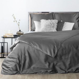 Bedding 220 x 200 3pc Satin Nova3 Steel