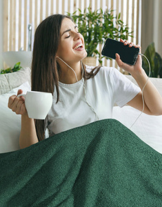 Blanket 150 x 200 Microfiber Boucle Bukla C.Green