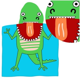 Bath Towel 60 x 120 Hood Poncho 02