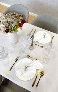 Decorative Tablecloth 160 x 300 Jacquard Camille 02