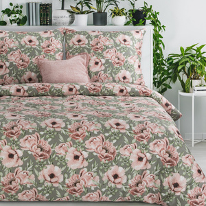 Bedding 220 x 200 3 pcs Cotton Satin Spring 53