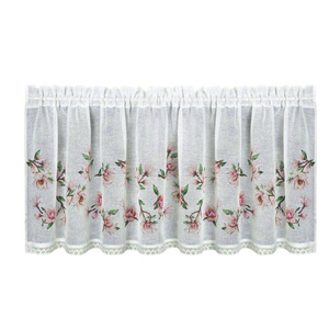 Curtain 60 x 150 Decorative Ready-made Ari Tunnel White+Pink