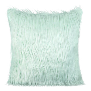 Fur Pillowcase 819 45 x 45 Light Mint