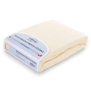 Terry sheet with elastic 018_D Ecru 120x200