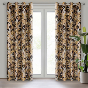 Curtain 140 x 250 Decorative Adel Black+Gold