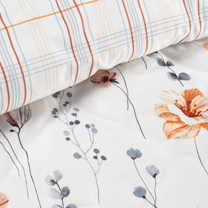 Bedding set 140 x 200 2pcs Satin Cotton Lea 10