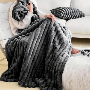 Blanket 160 x 200 Microfiber Plush Shirley 02