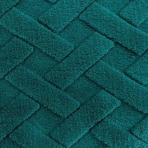 70 x 160 Plush Blanket Herringbone Caro C. Green