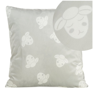 45 x 45 Decorative Velvet Kids 1A Silver pillowcase