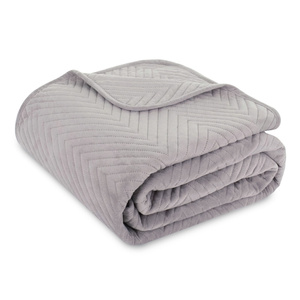 Bedspread 170 x 210 Herringbone Velvet Caden 02