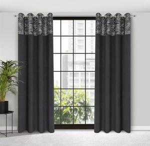Arianna Decorative Curtain 140 x 250 Black