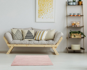 Rug 40 x 60 Soft Plush Fur Rabbit 103