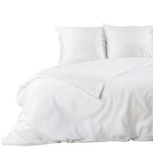 Bedding 220 x 200 3pc Satin Nova3 White