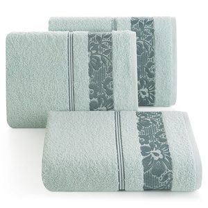 Towel 50 x 90 Cotton Sylwia 08 500 g/m2 Blue