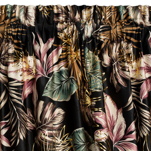 Curtain 140 x 270 Decorative Morocco Black+Gold