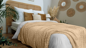 Blanket 200 x 220 Microfiber Embossed Plush Ala 3D Slices 04