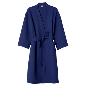Gofer Unisex Cotton Bathrobe Vizzy M 05 Navy Blue