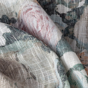 Curtain 140 x 270 Decorative Irma Braces Green+Beige