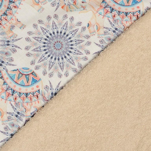 Towel 100 x 100 Hooded Terry Maxi Print 15B