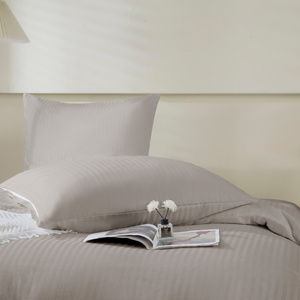 Bedding 140 x 200 2pc Cotton Adamash Taupe